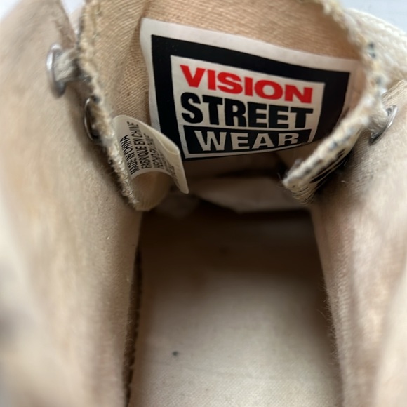 Vision Street Wear Leopard Print Hi Top Canvas Skateboarding Shoes Size 8.5 - Picture 10 of 11